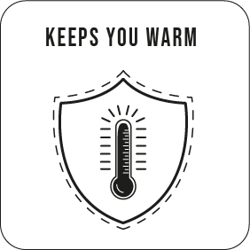 Siegel "Keeps you Warm": Marikoo Jacken halten dich zuverlässig warm - auch bei Minusgraden.